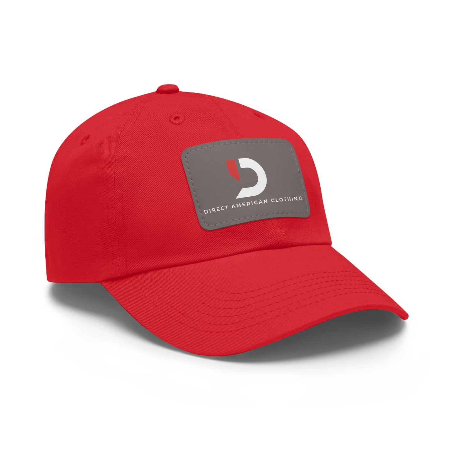 Direct American Clothing Dad Hat with Leather Patch - Casual Everyday Wear