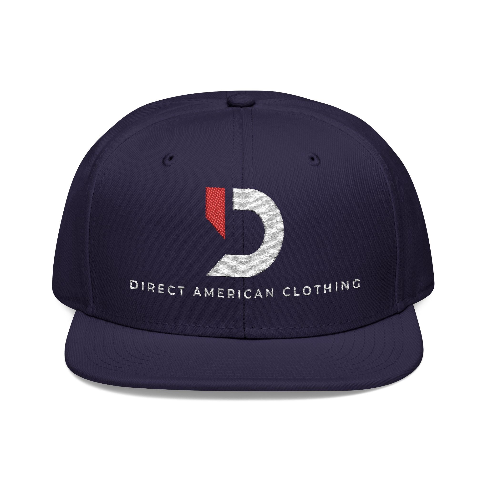 Stylish Embroidered Snapback Cap - Direct American Clothing