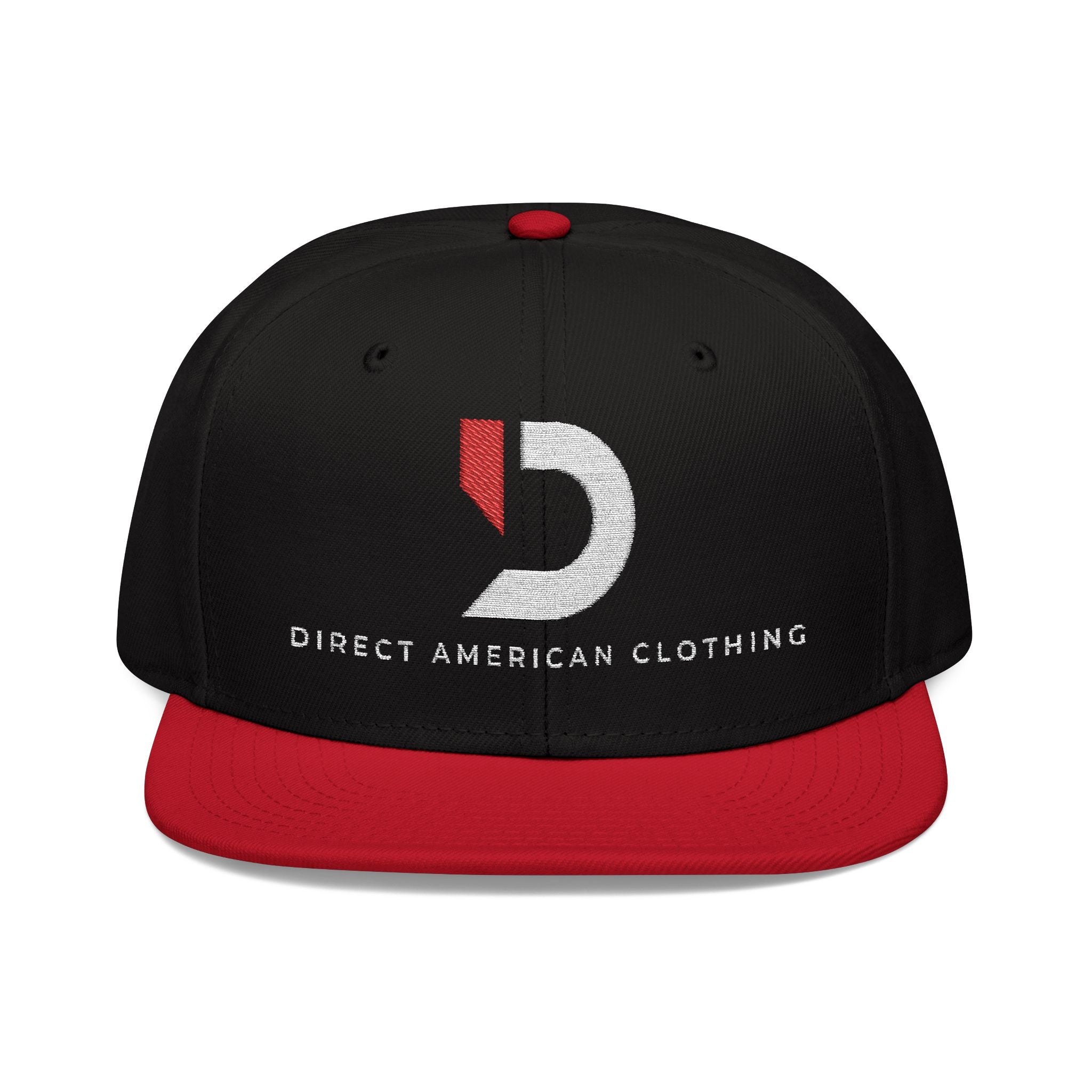 Stylish Embroidered Snapback Cap - Direct American Clothing
