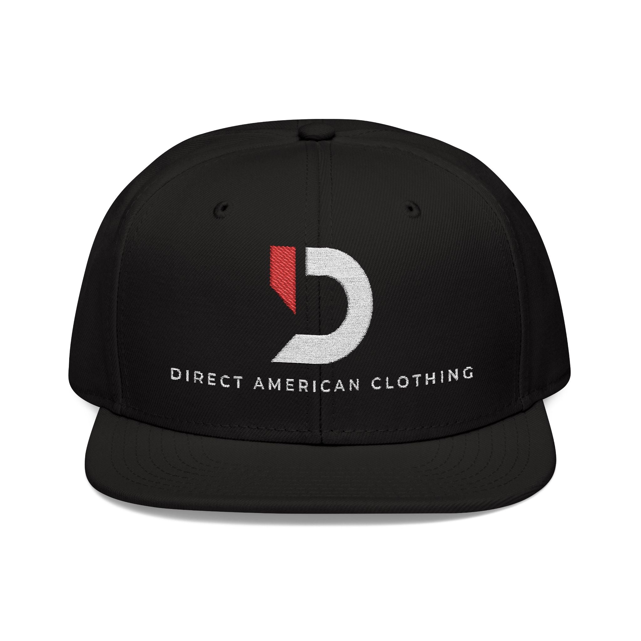 Stylish Embroidered Snapback Cap - Direct American Clothing