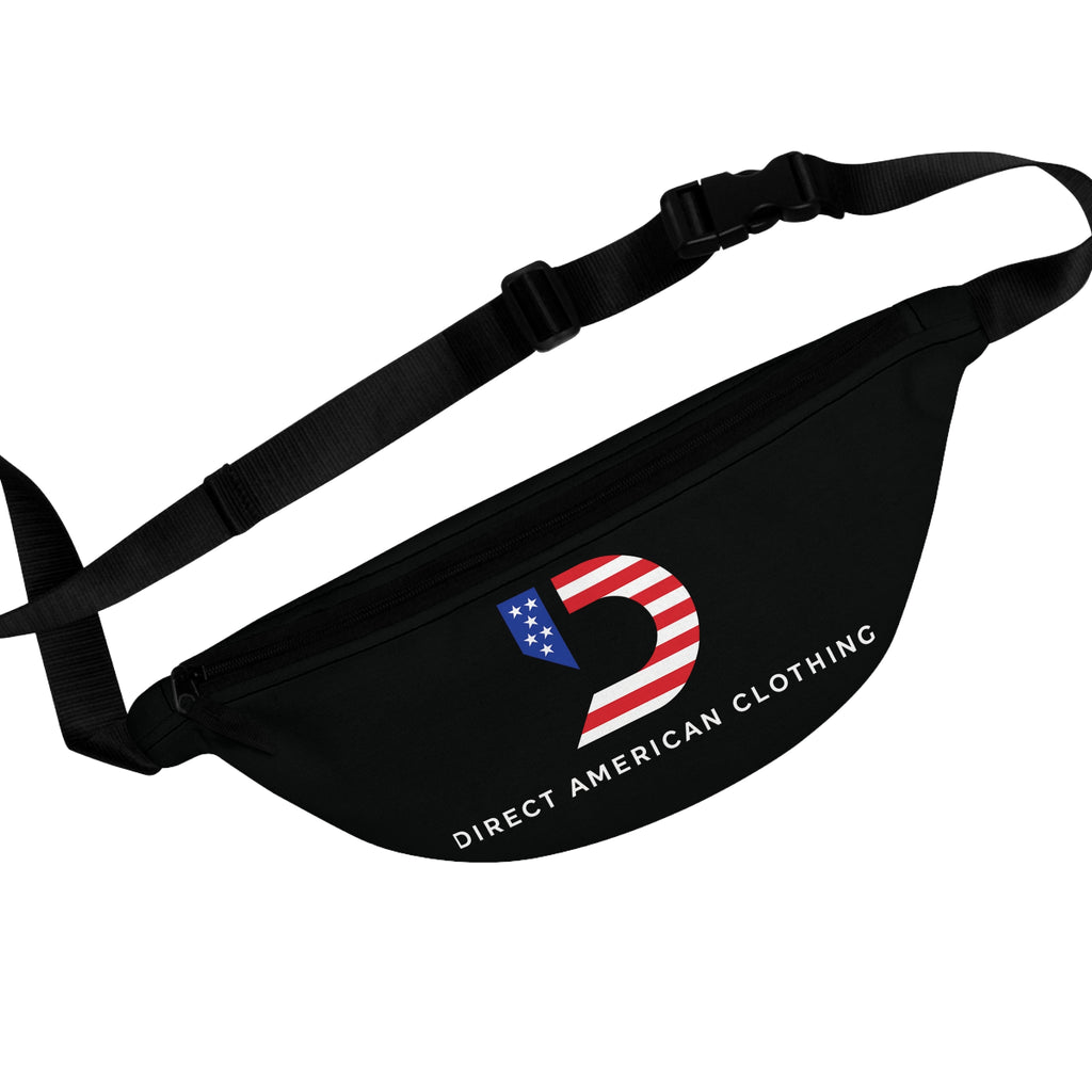 American Flag 'D' Logo Fanny Pack — Direct American Clothing Belt Bag