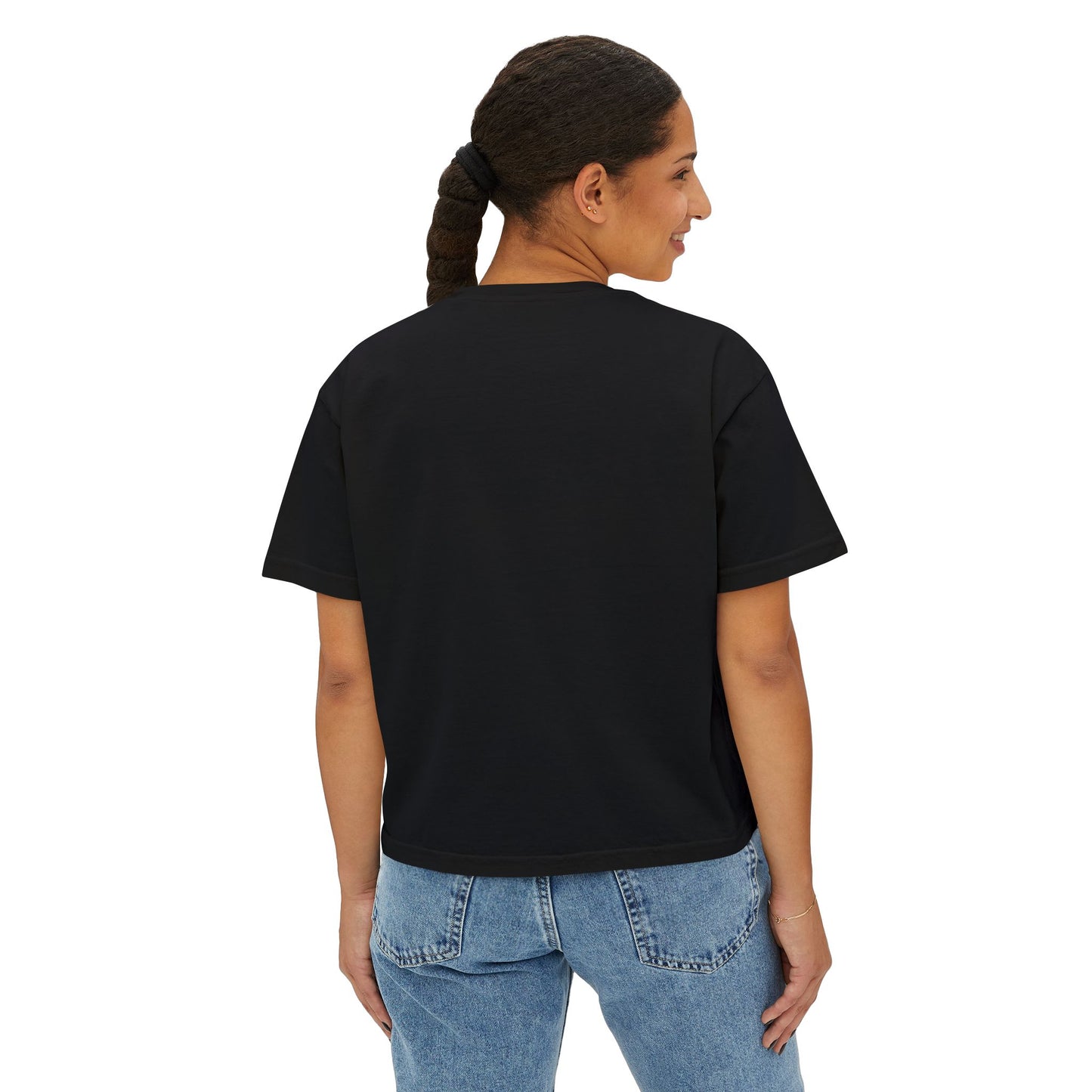 Chic Women's Boxy Tee, Casual Top, Streetwear Style, Everyday Wear, Graphic Tee, Gifts for Her