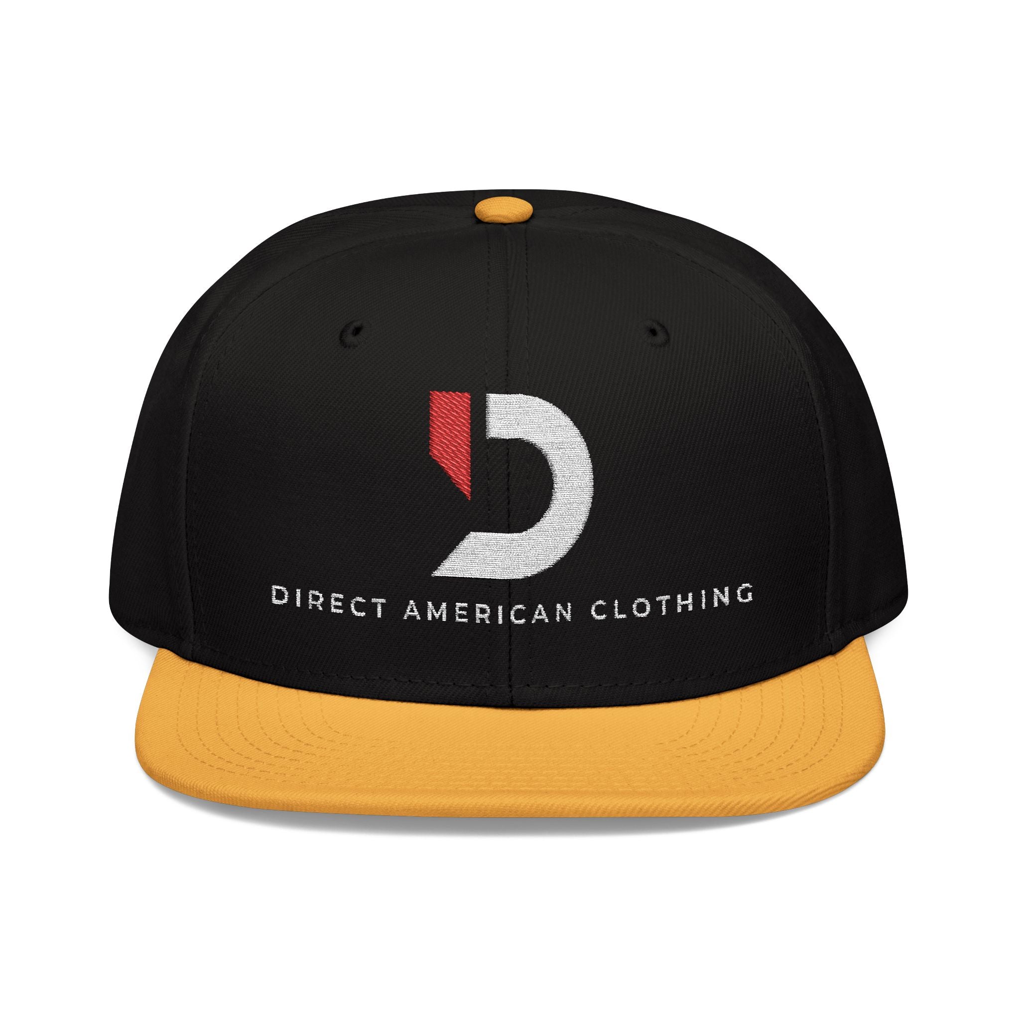 Stylish Embroidered Snapback Cap - Direct American Clothing