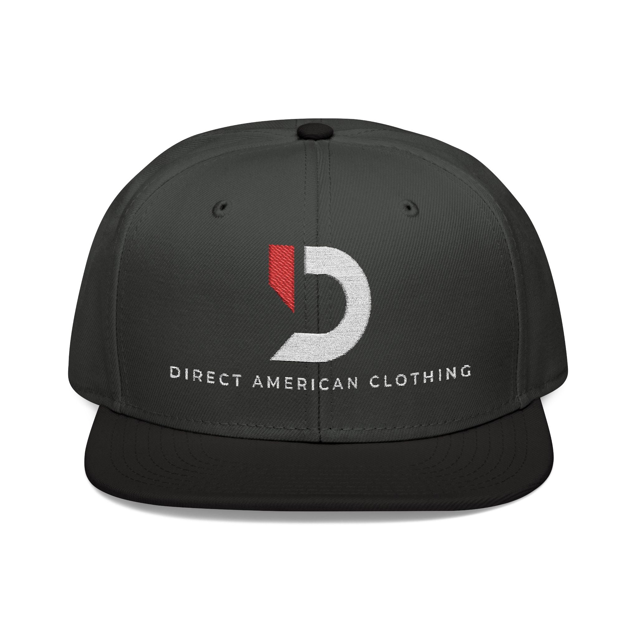 Stylish Embroidered Snapback Cap - Direct American Clothing