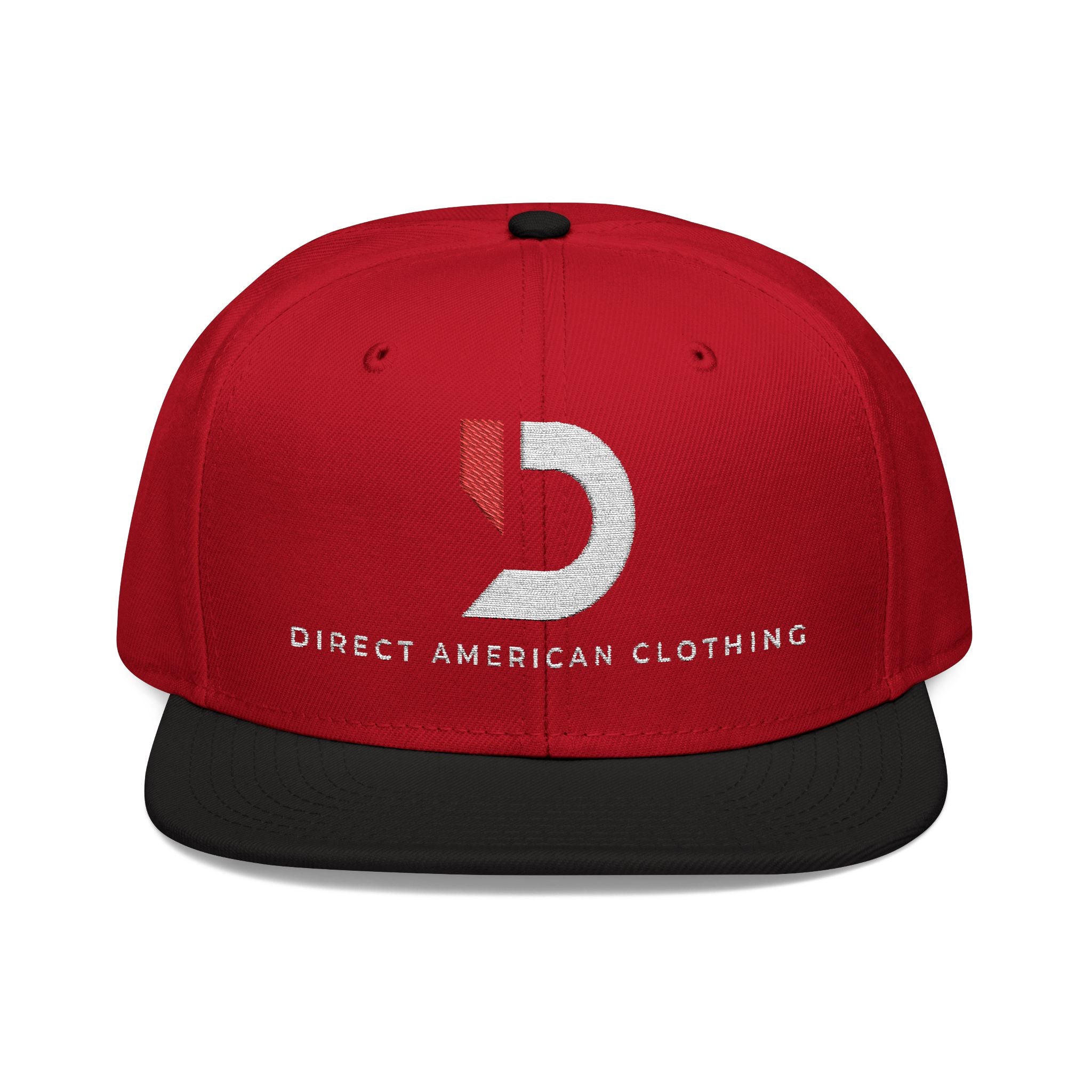 Stylish Embroidered Snapback Cap - Direct American Clothing