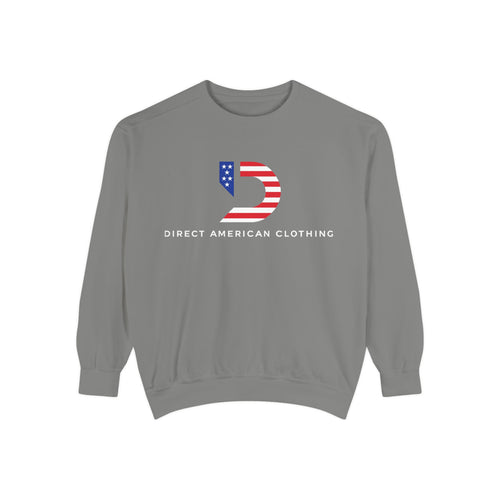 American Flag 'D' Logo Sweatshirt — Direct American Clothing Crewneck