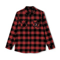 Black & White Buffalo Plaid Flannel Shirt — Classic Cozy Button-Up