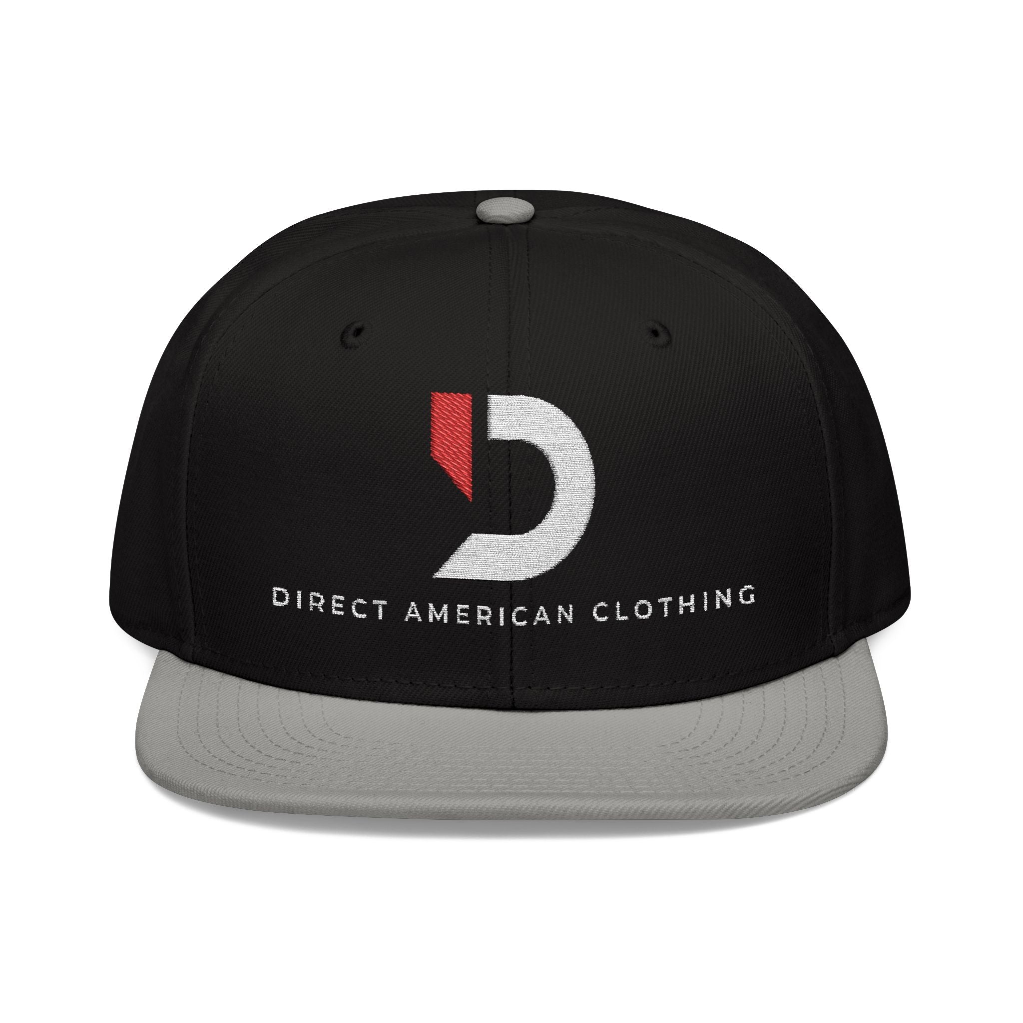 Stylish Embroidered Snapback Cap - Direct American Clothing