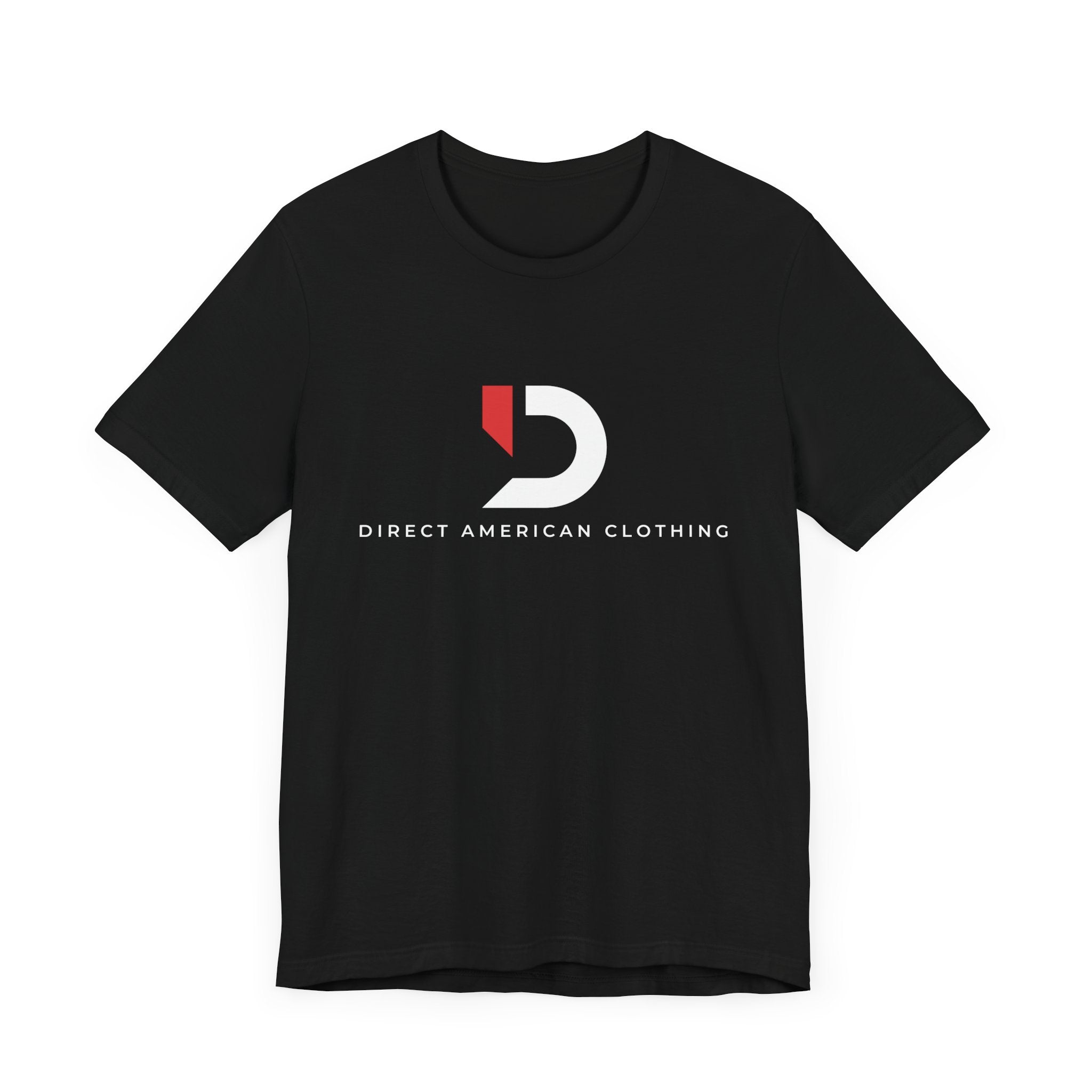 Direct American Clothing Plain Black T-shirt