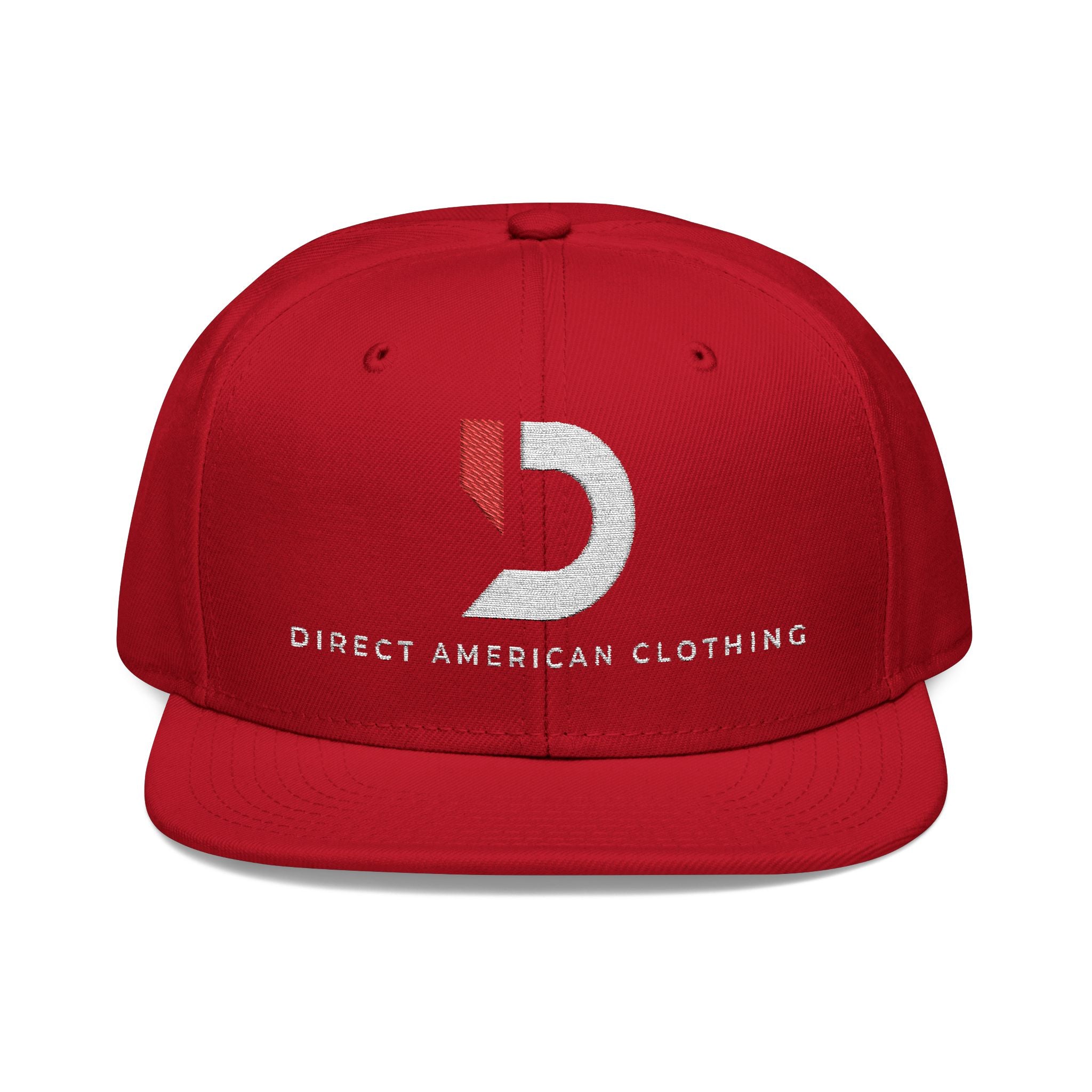 Stylish Embroidered Snapback Cap - Direct American Clothing