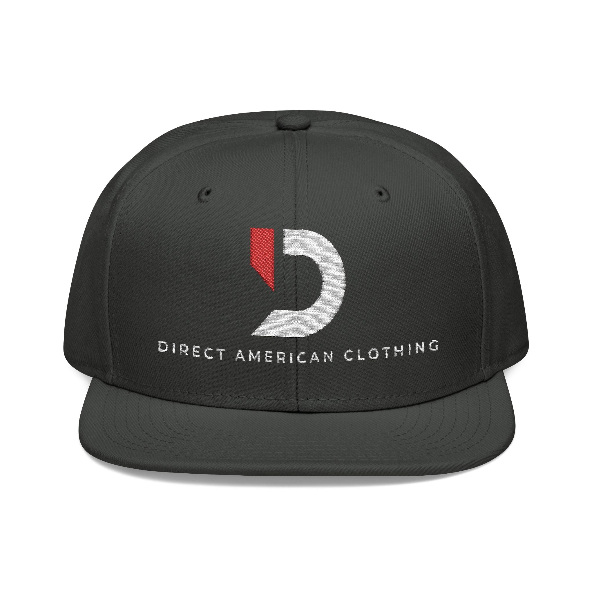 Stylish Embroidered Snapback Cap - Direct American Clothing