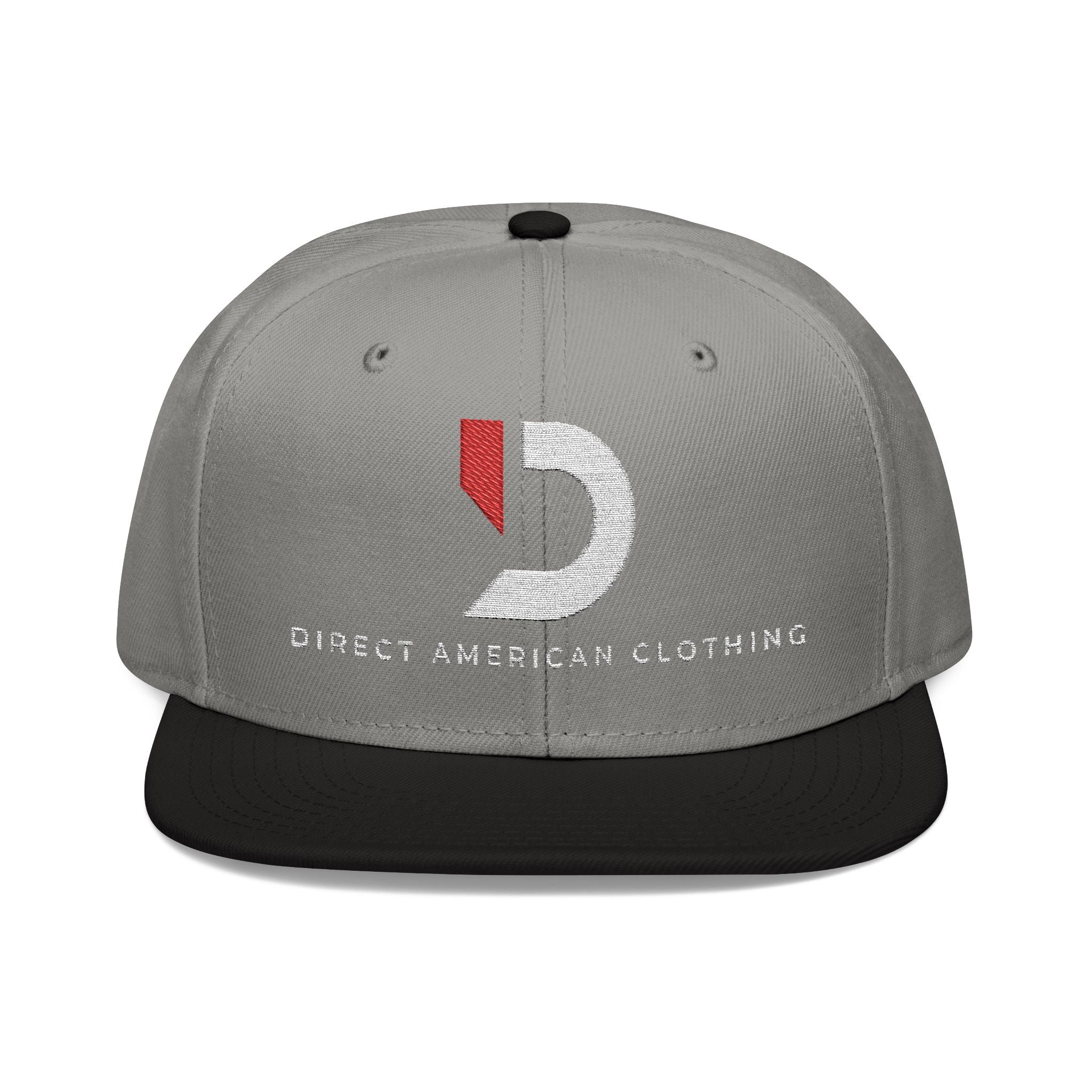 Stylish Embroidered Snapback Cap - Direct American Clothing