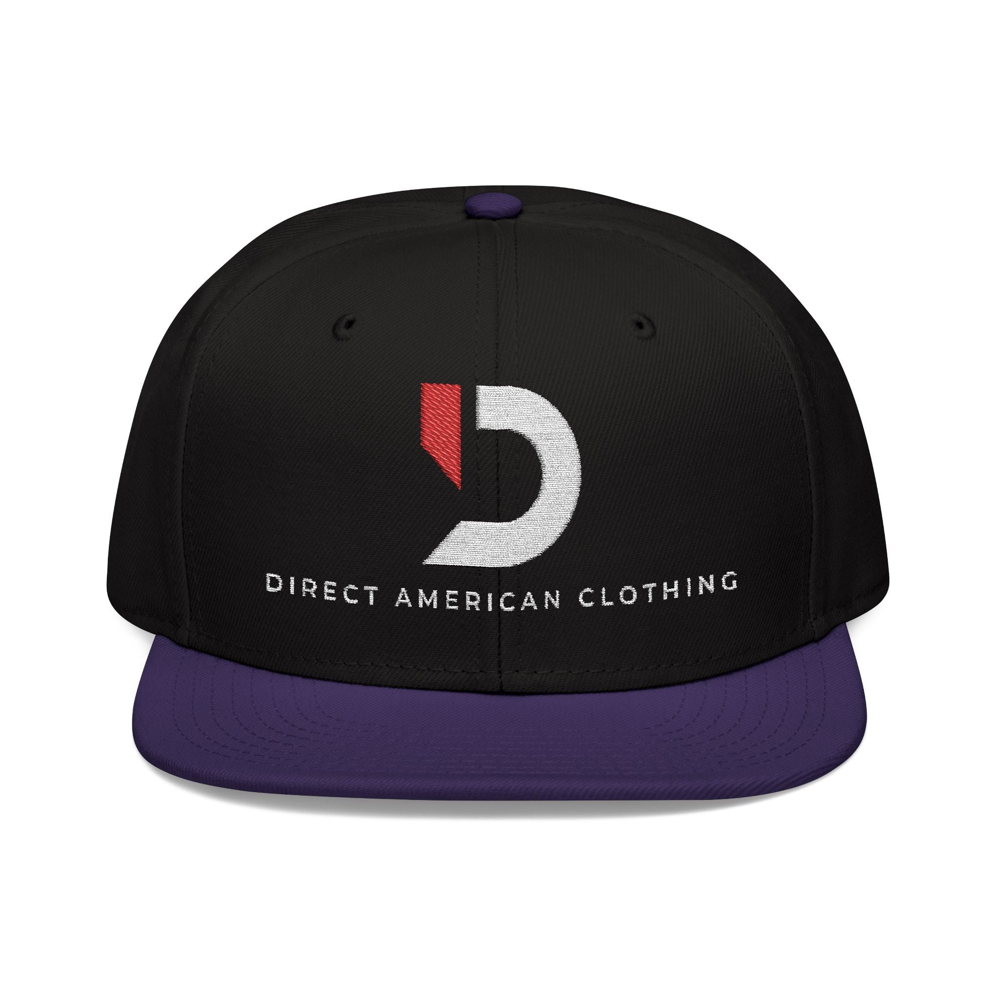 Stylish Embroidered Snapback Cap - Direct American Clothing
